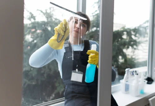Nettoyage de vitres intérieures et extérieures à Ballon-Saint Mars